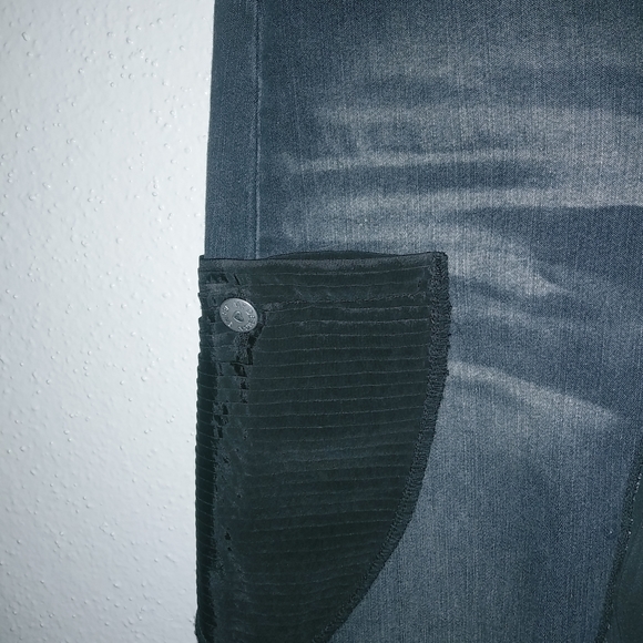 My Design 3 29 Jeans Black Grunge Goth Cargo Maxi Skirt - Picture 5 of 12